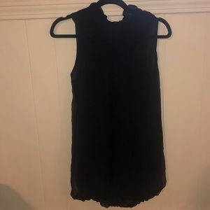 Black mini dress